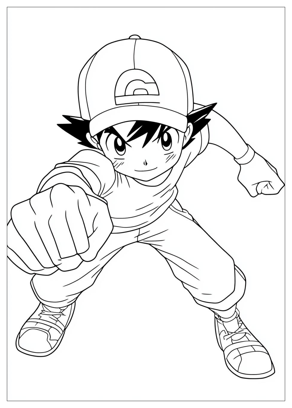 Ash Ketchum Coloring Pages-10
