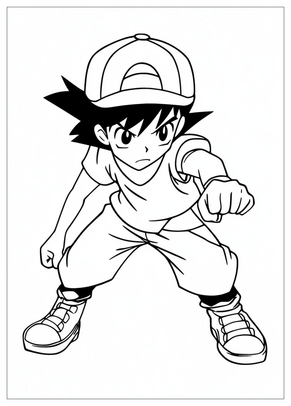 Ash Ketchum Coloring Pages-12
