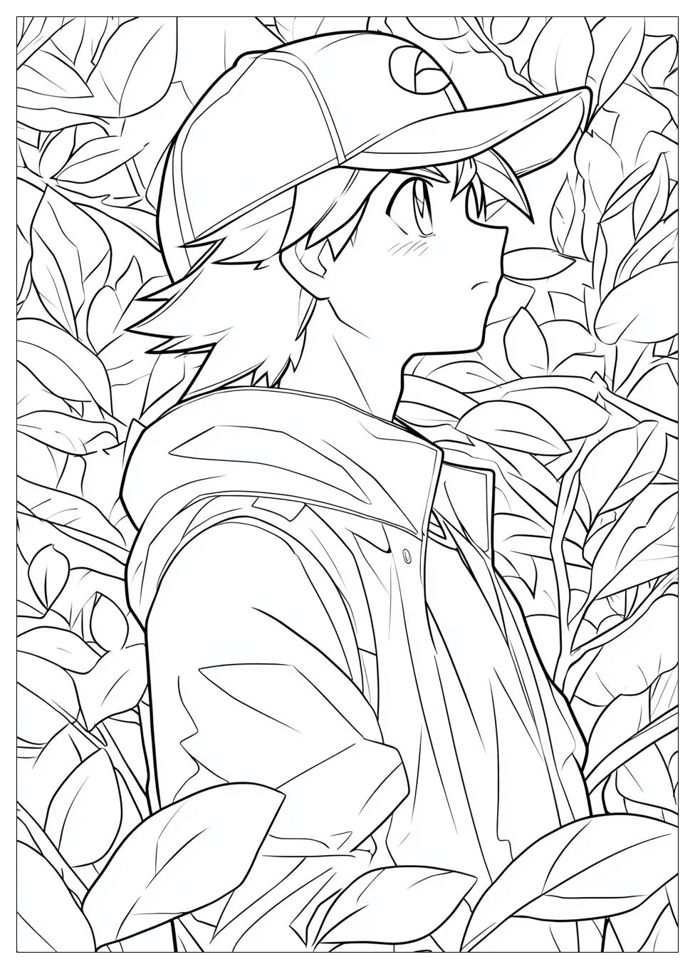 Ash Ketchum Coloring Pages-14