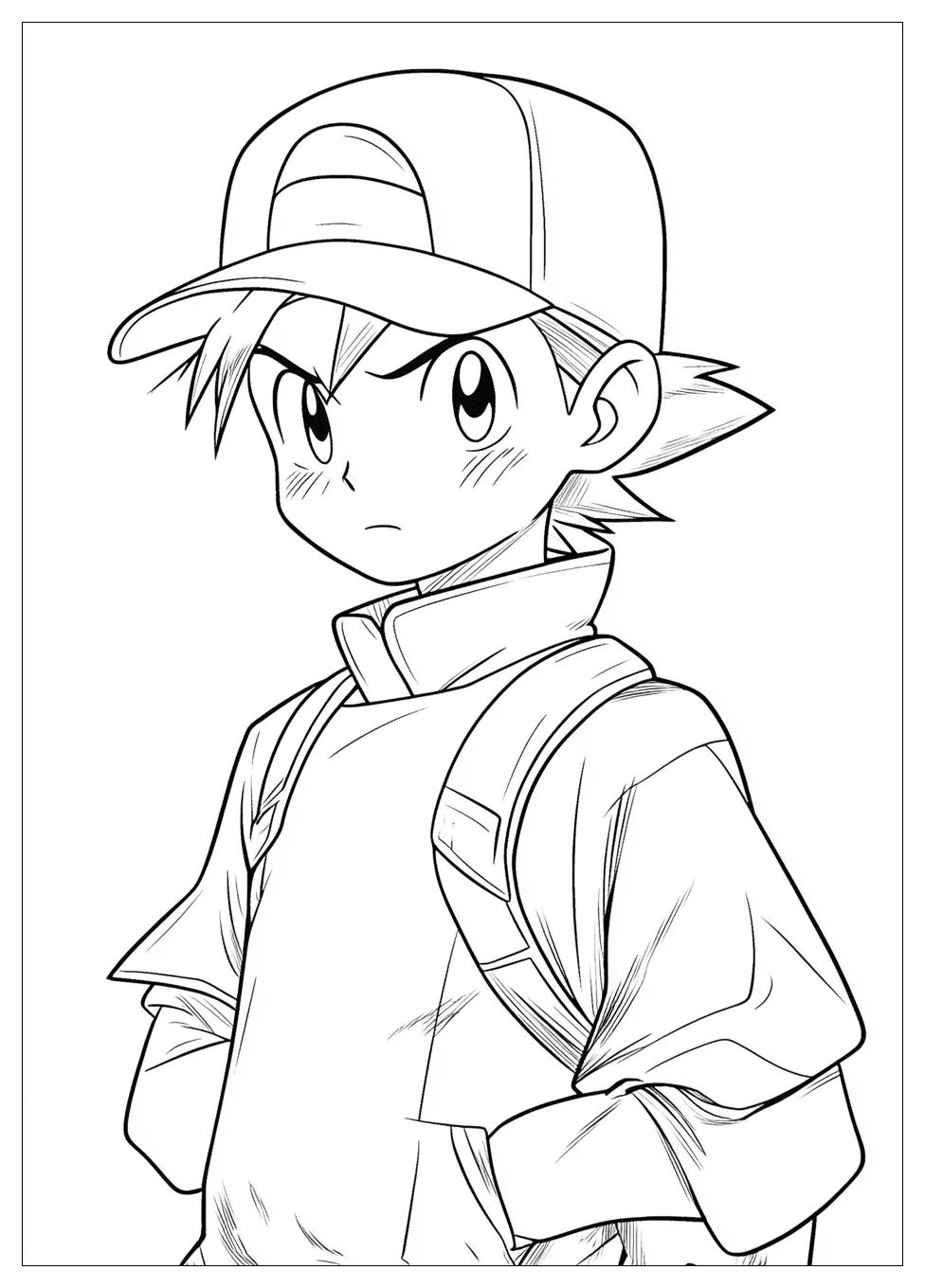 Ash Ketchum Coloring Pages-15