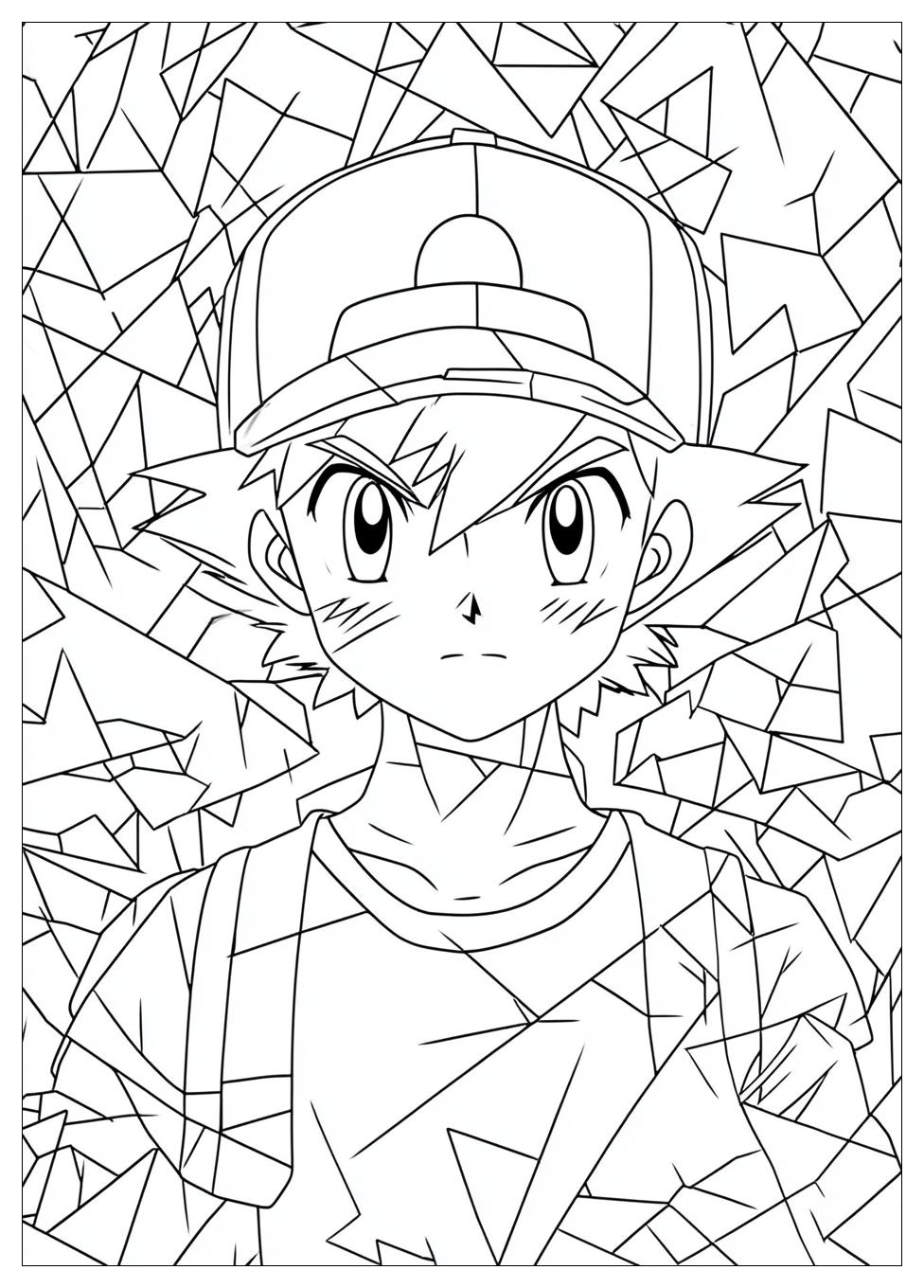 Ash Ketchum Coloring Pages-17