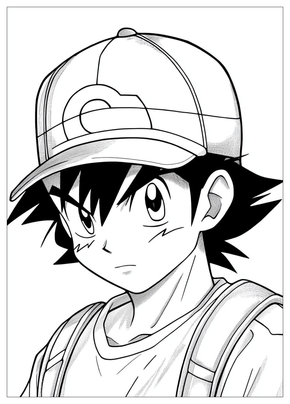 Ash Ketchum Coloring Pages-19
