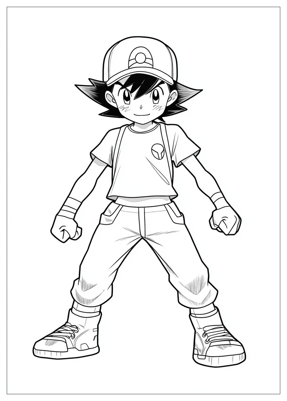 Ash Ketchum Coloring Pages-20