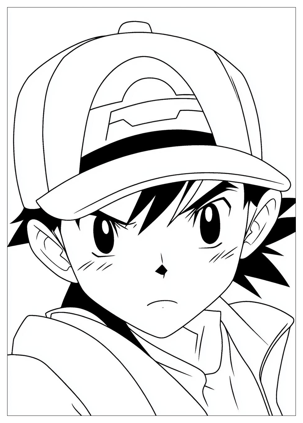 Ash Ketchum Coloring Pages-3
