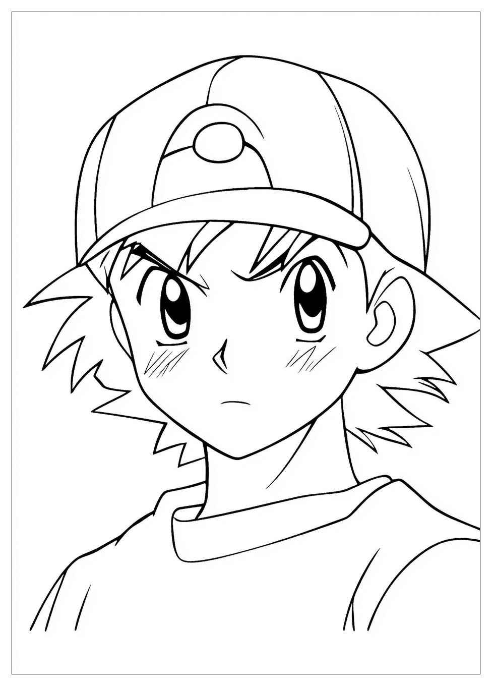 Ash Ketchum Coloring Pages-5