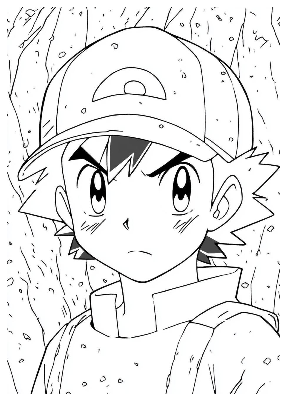 Ash Ketchum Coloring Pages-6