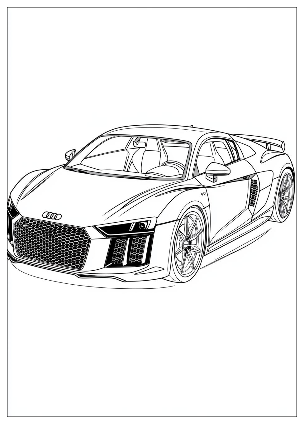Audi Coloring Pages-16