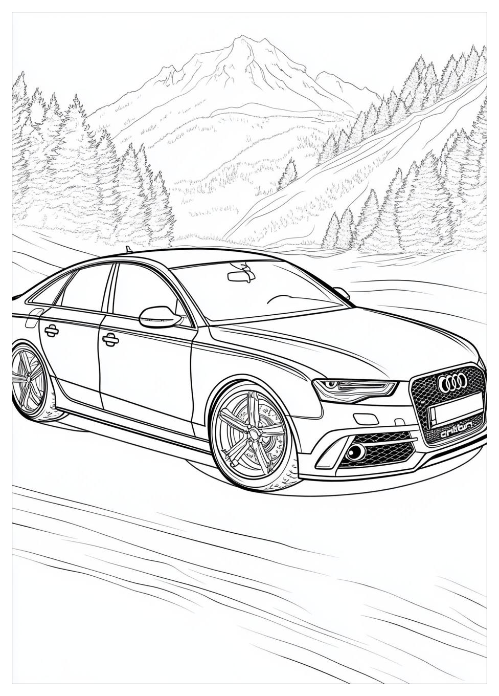 Audi Coloring Pages-18