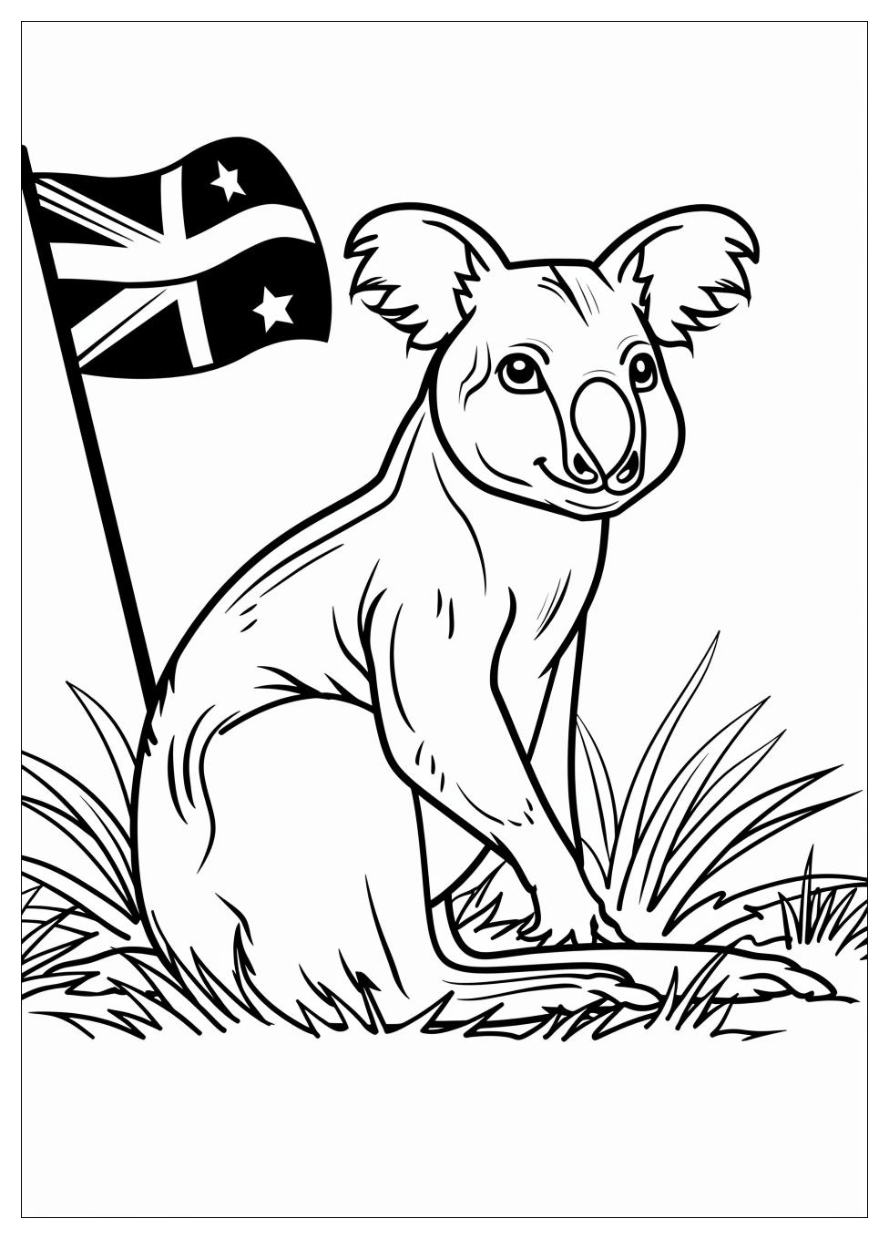 Australia Flag Coloring Pages-10