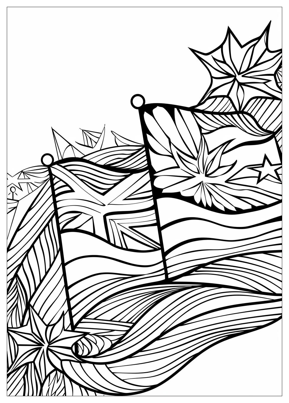 Australia Flag Coloring Pages-15