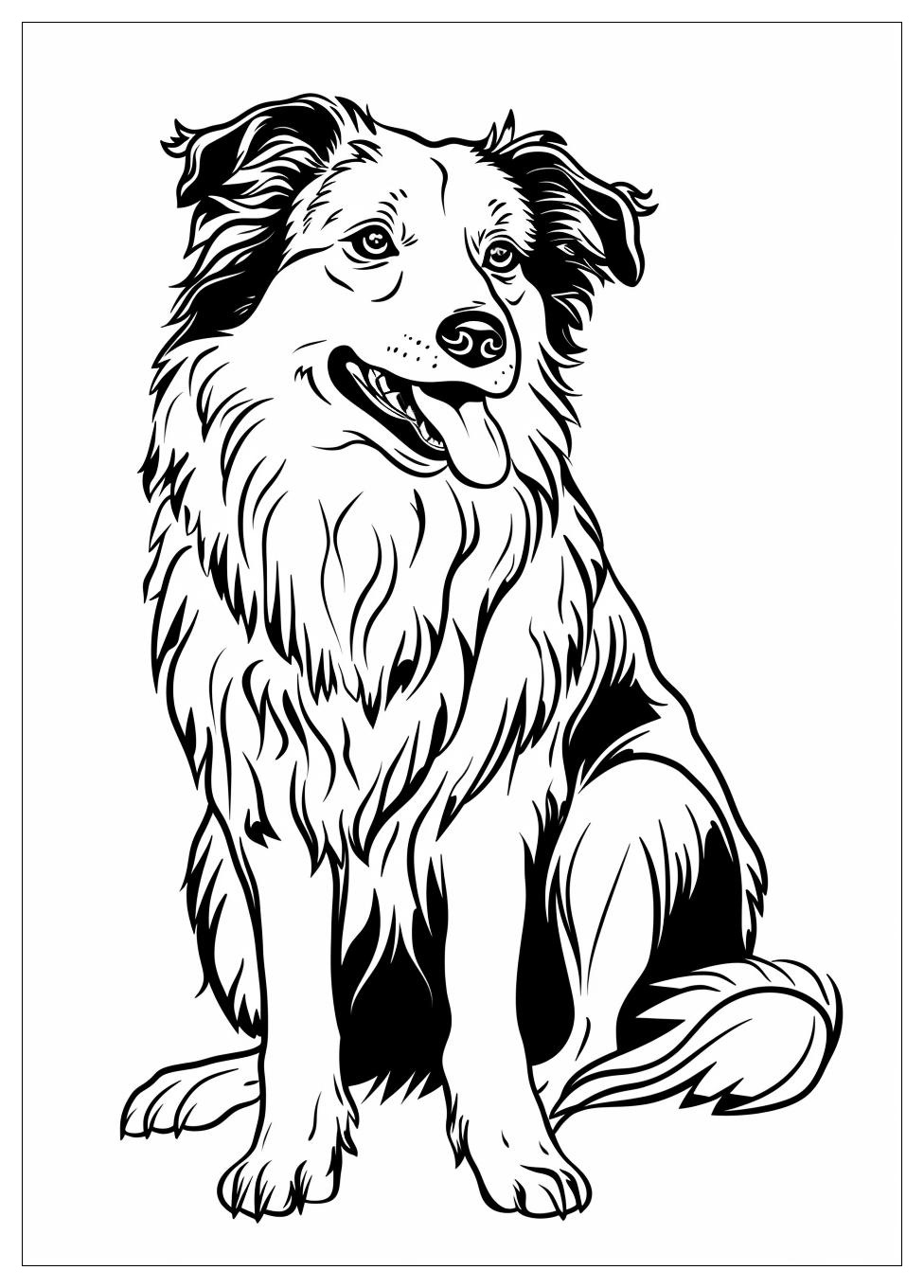 Australian Shepherd Coloring Pages-12