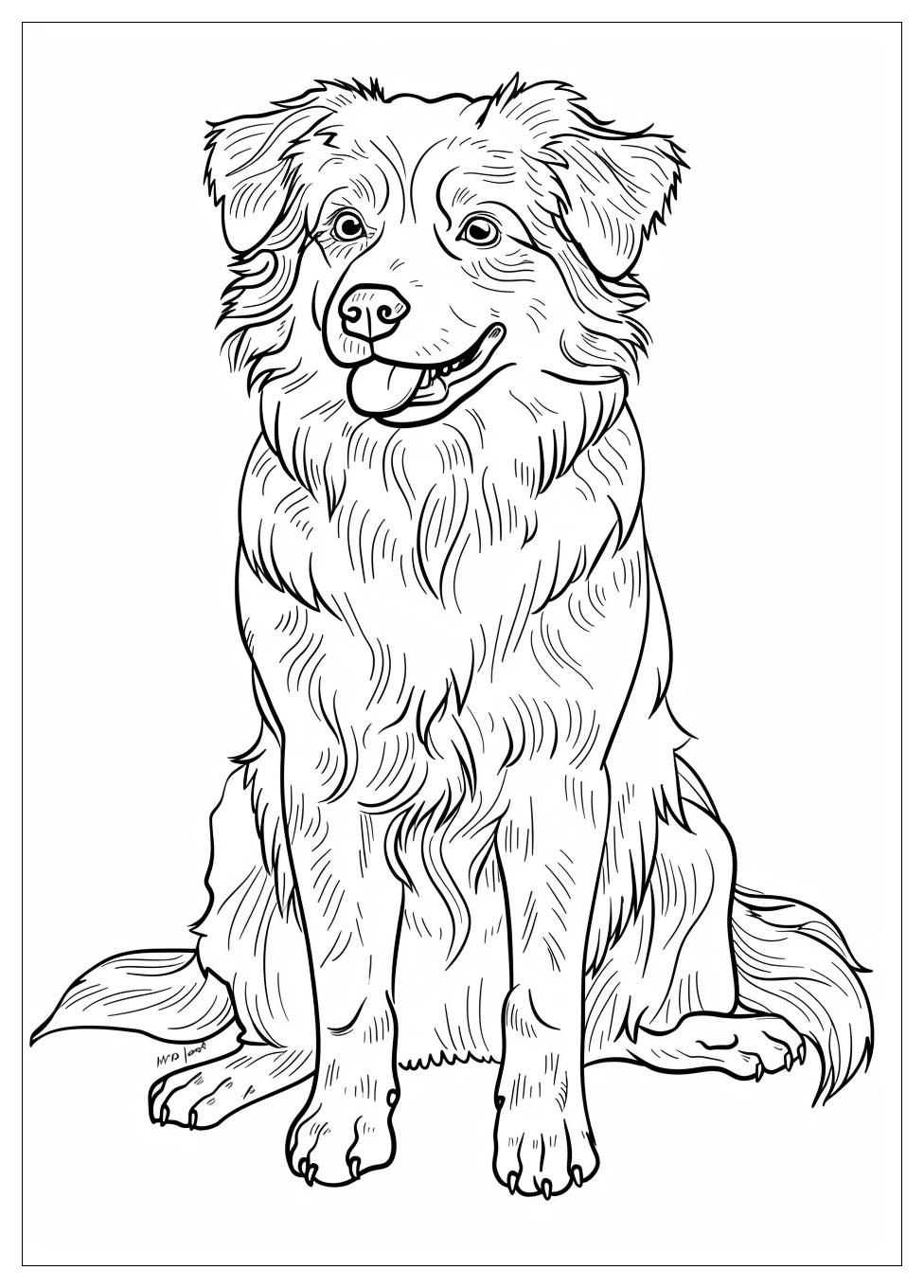 Australian Shepherd Coloring Pages-13
