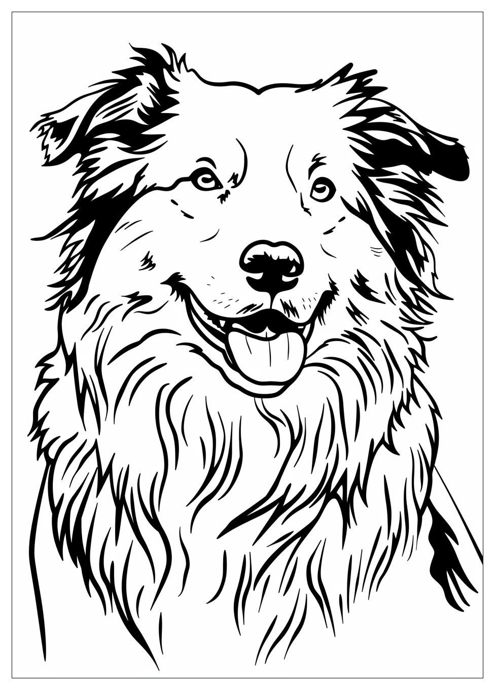 Australian Shepherd Coloring Pages-4