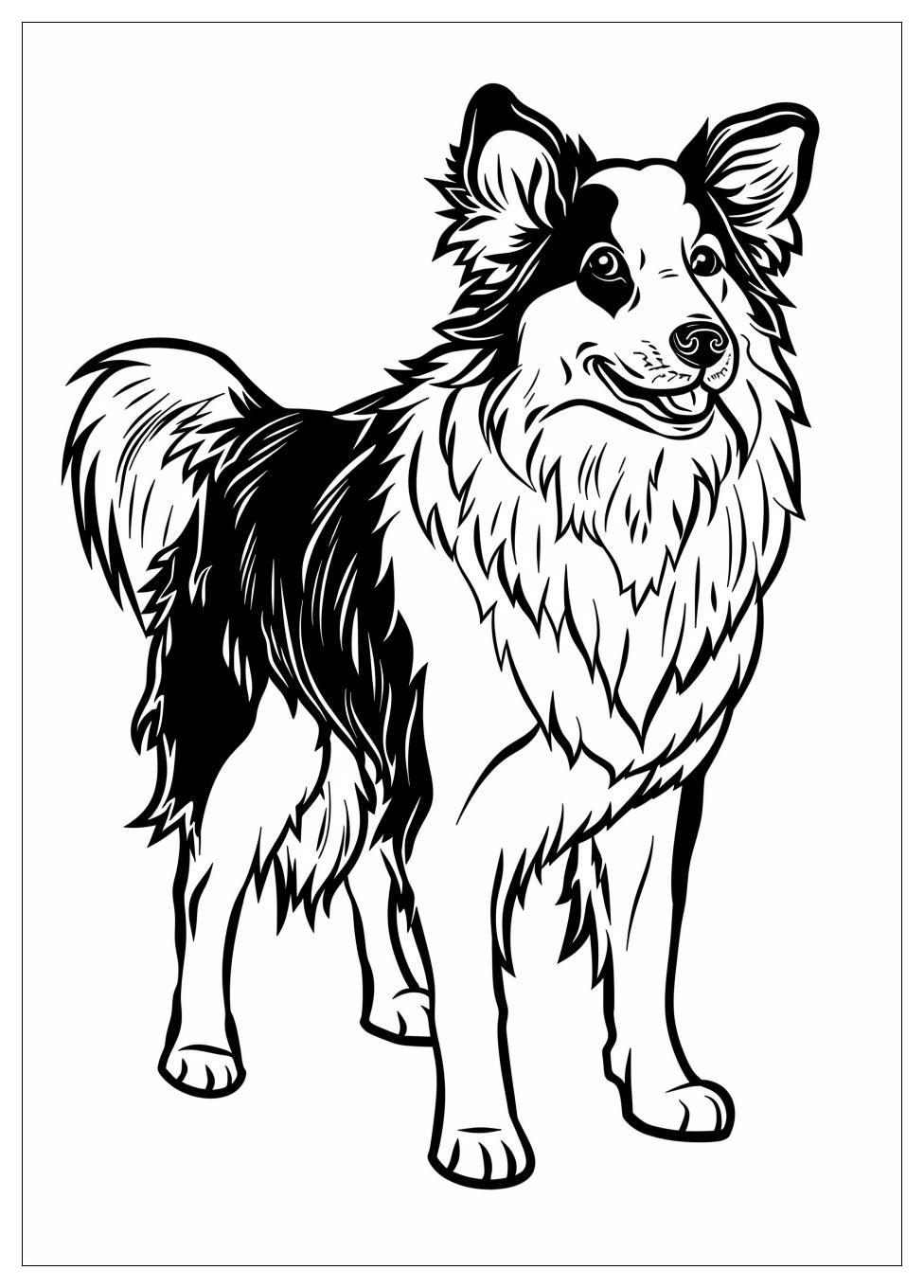 Australian Shepherd Coloring Pages-7