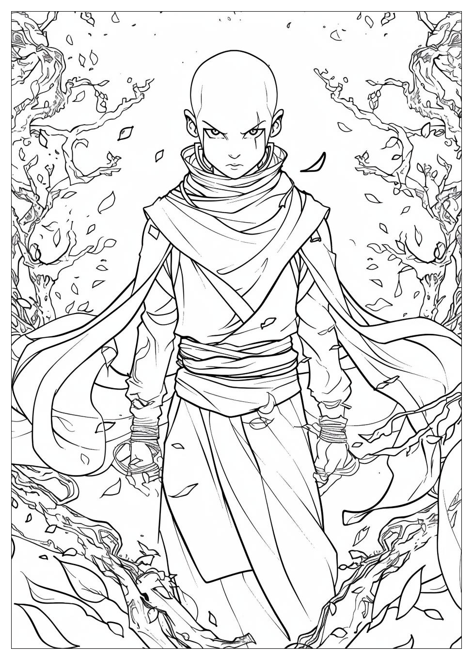 Avatar Aang Coloring Pages-19
