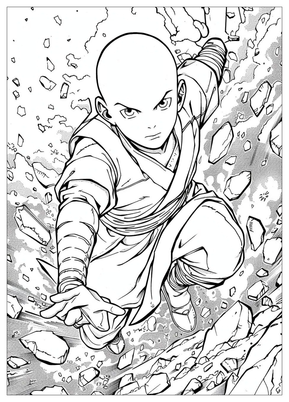 Avatar Aang Coloring Pages-6