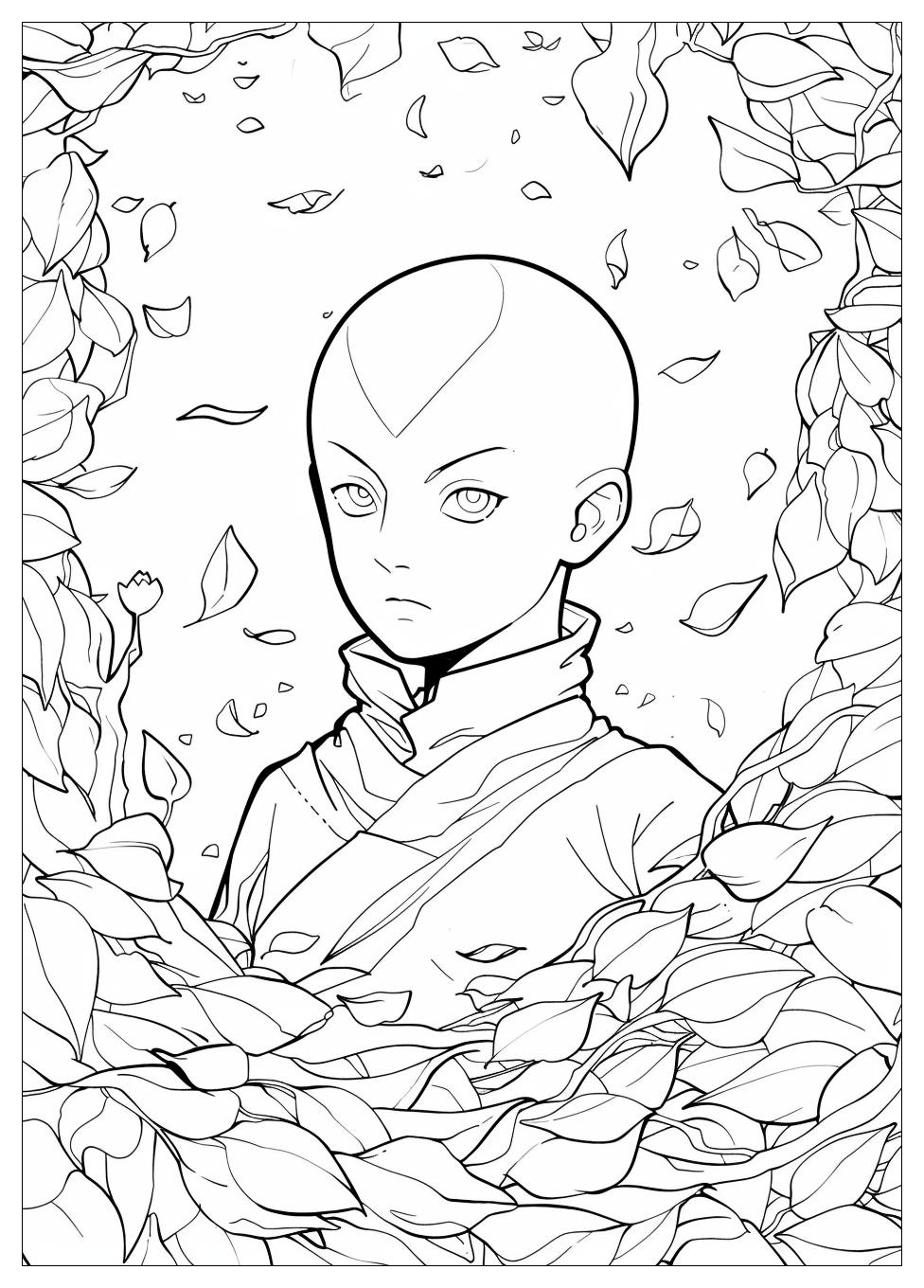 Avatar Aang Coloring Pages-8