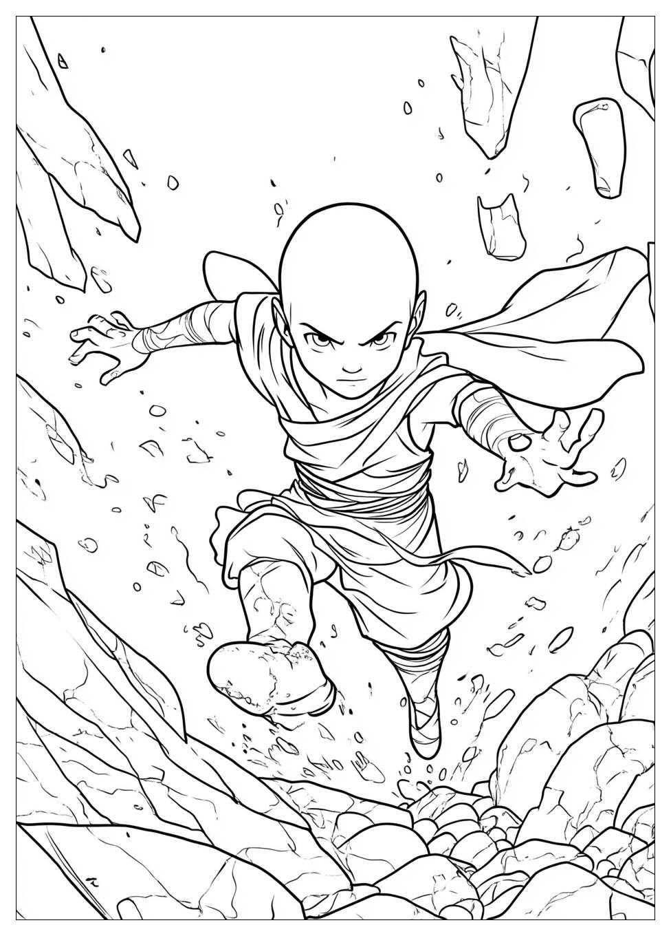 Avatar The Last Airbender Coloring Pages-12