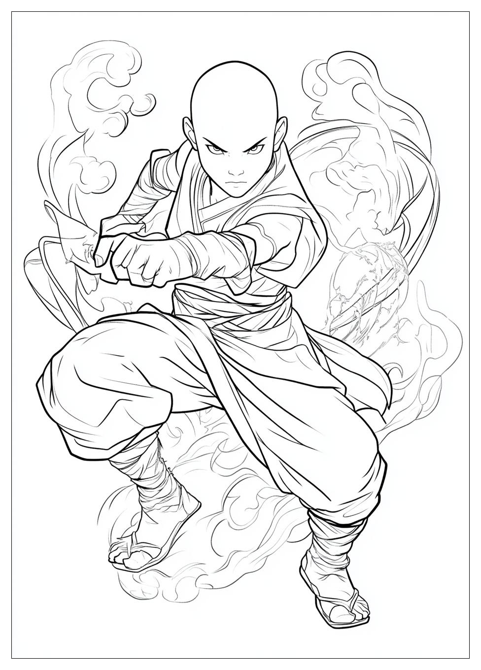 Avatar The Last Airbender Coloring Pages-16