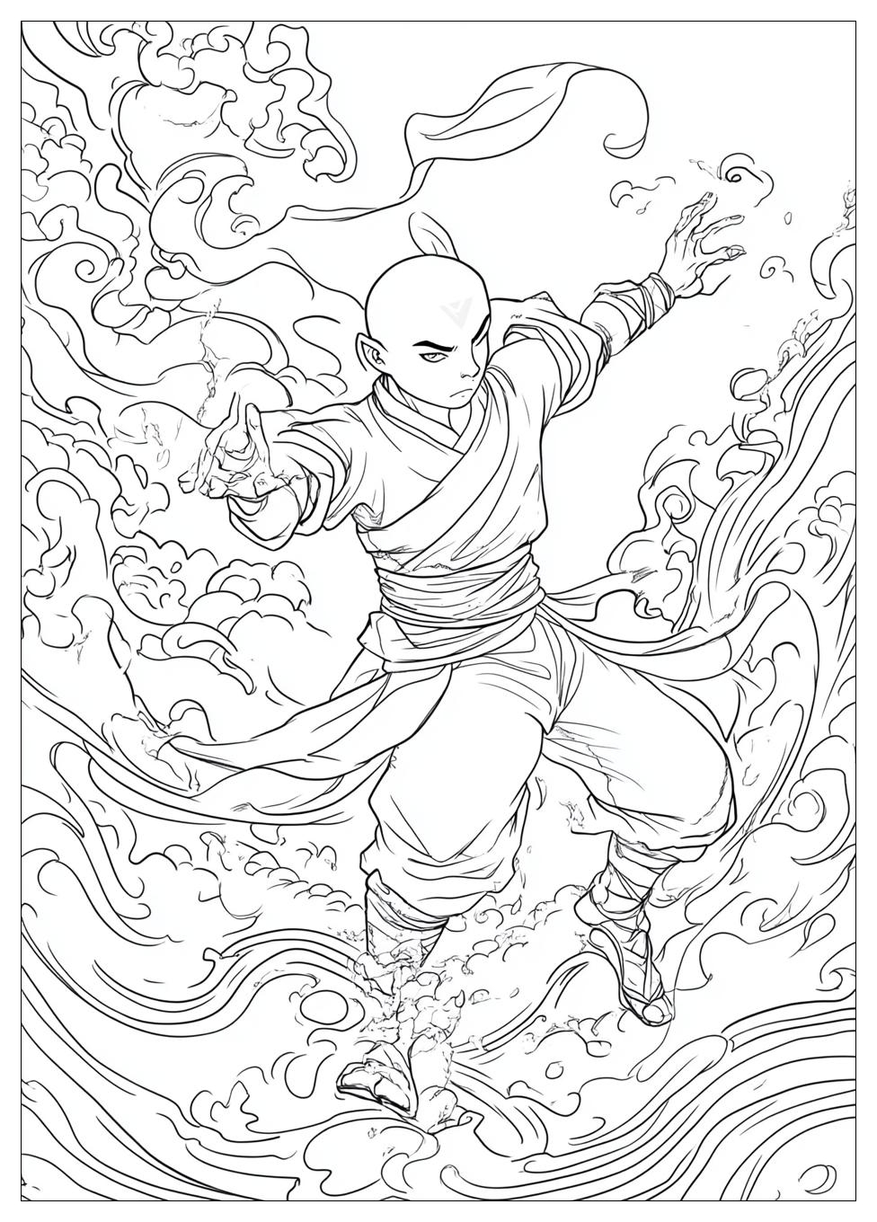 Avatar The Last Airbender Coloring Pages-18