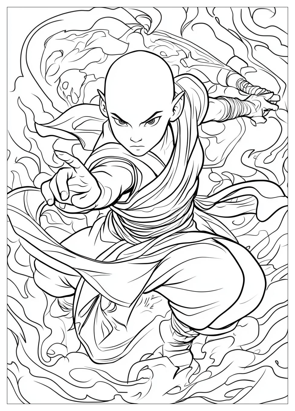 Avatar The Last Airbender Coloring Pages-9