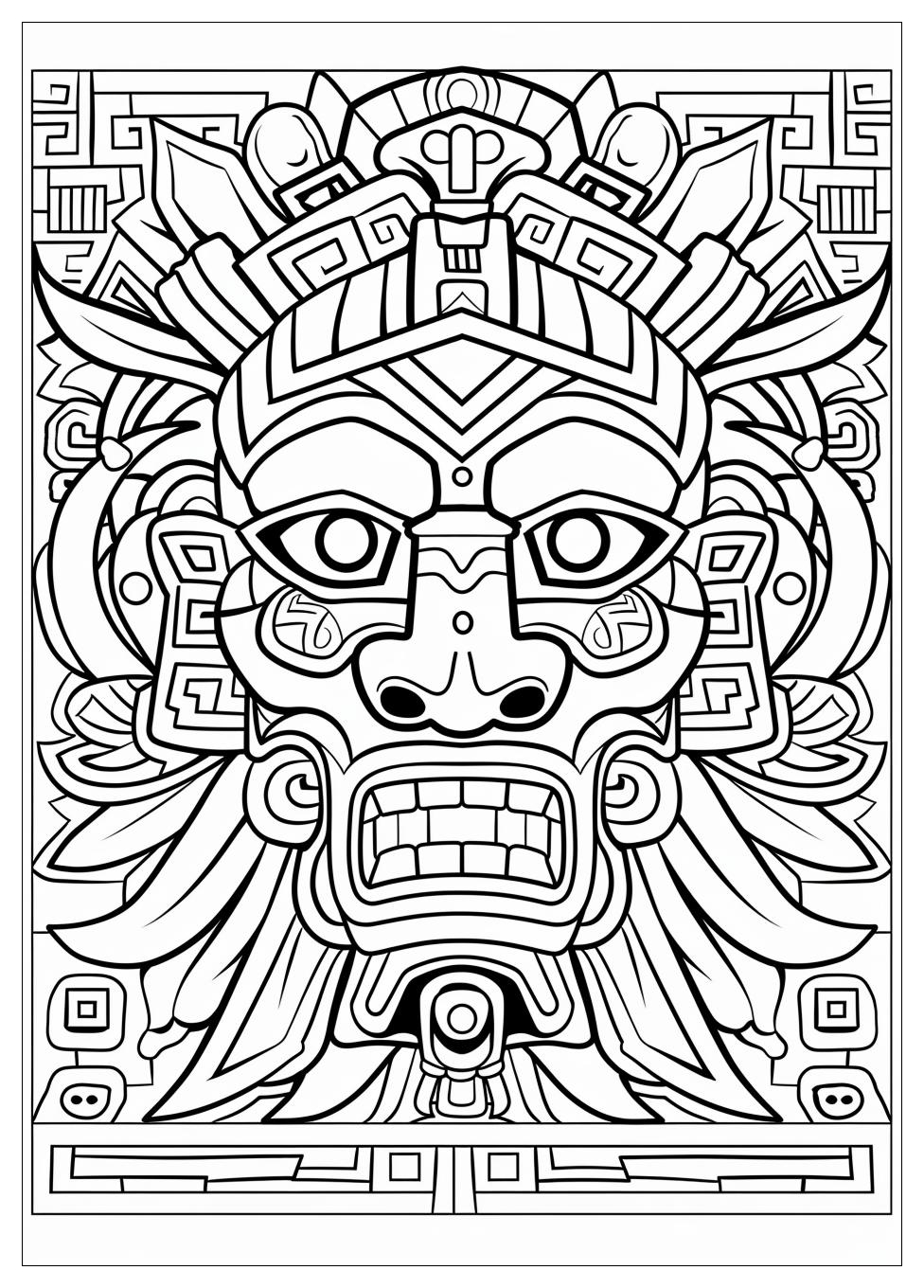 Aztec Coloring Pages-11