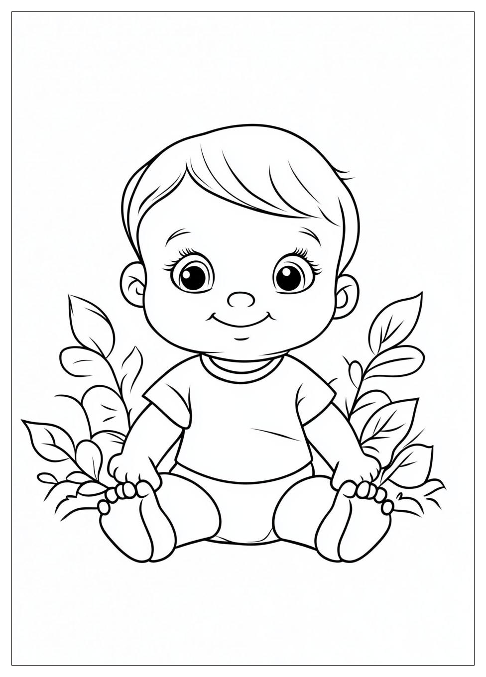 Baby Coloring Pages-12