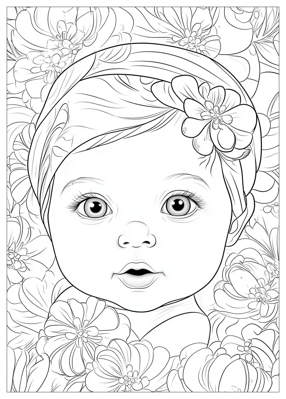 Baby Coloring Pages-13