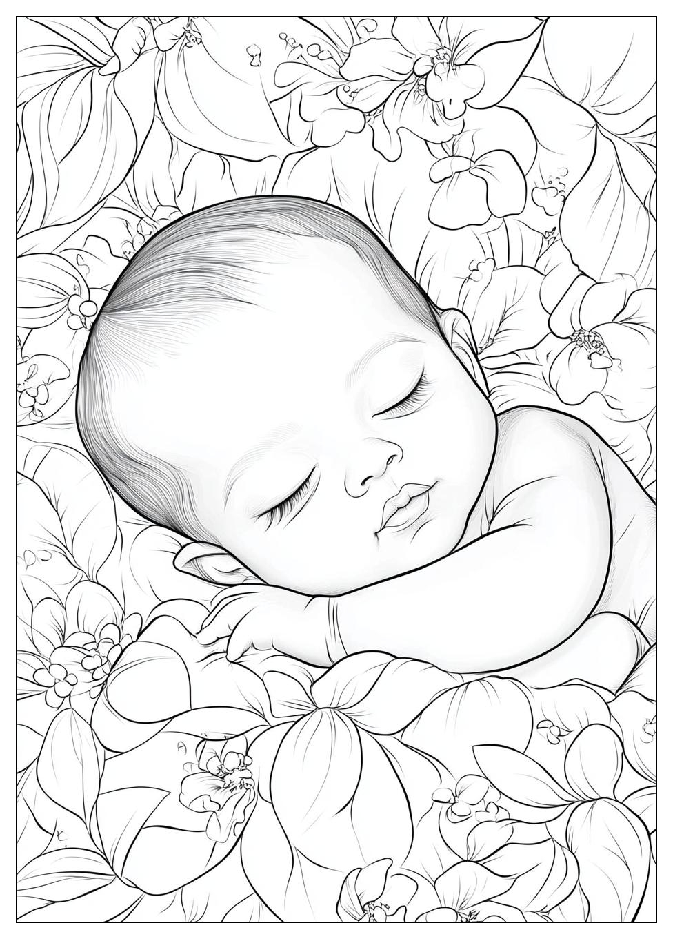 Baby Coloring Pages-16