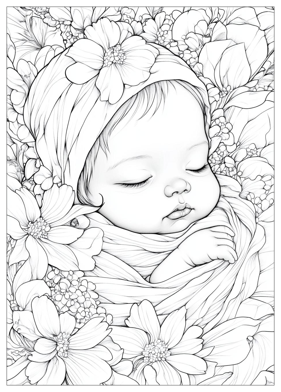 Baby Coloring Pages-17
