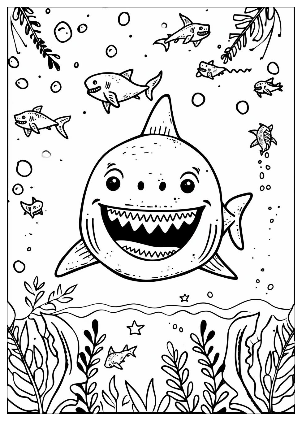 Baby Shark Coloring Pages-13