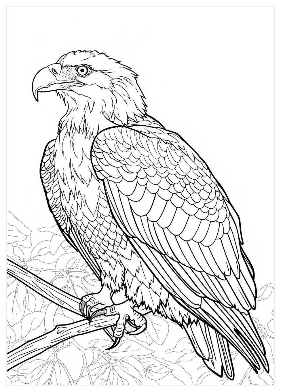 Bald Eagle Coloring Pages-1