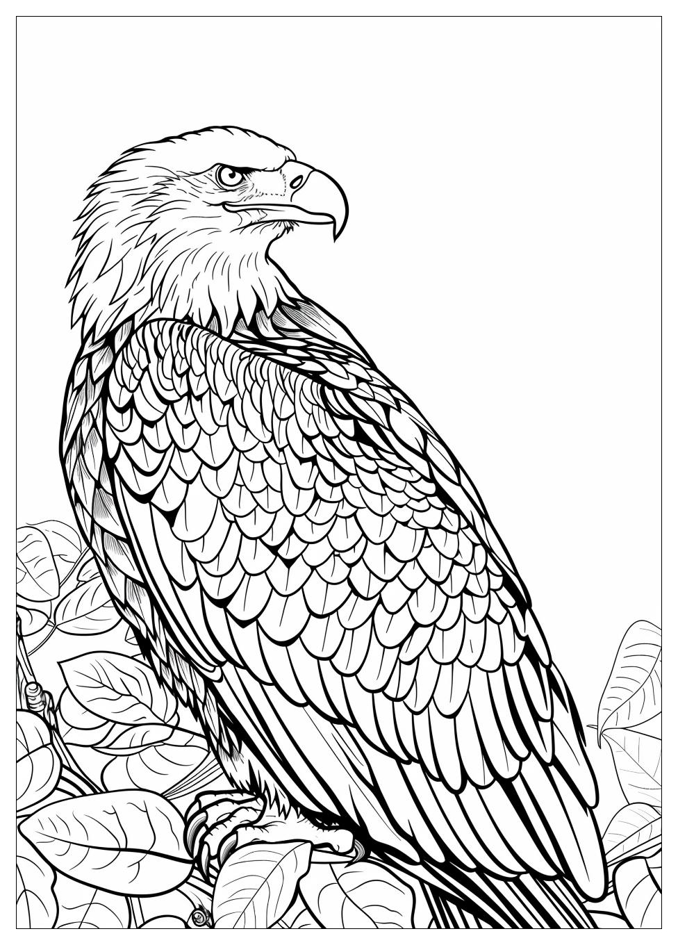Bald Eagle Coloring Pages-10