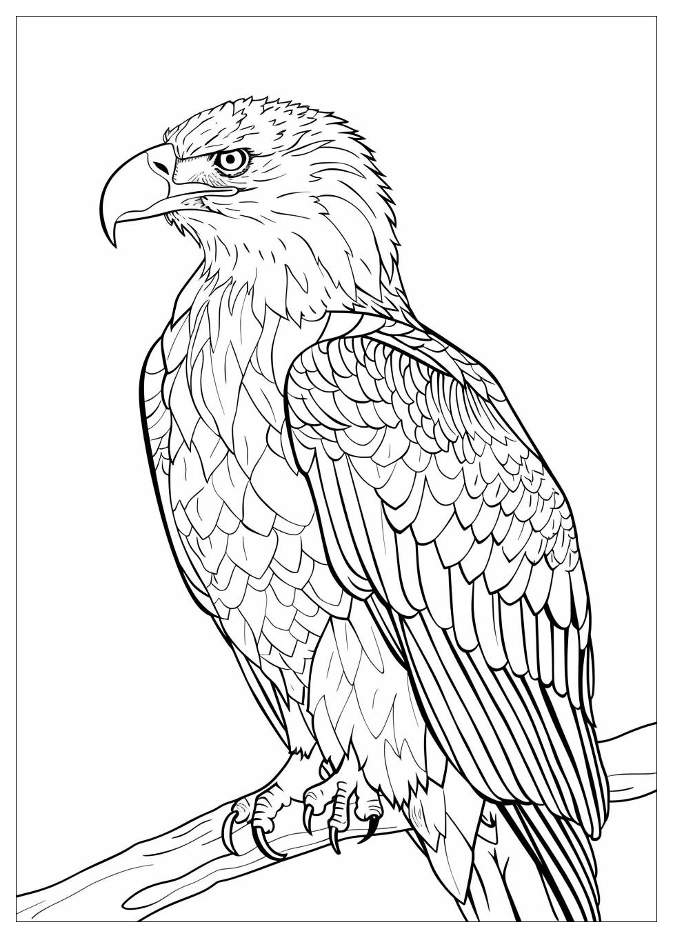 Bald Eagle Coloring Pages-12