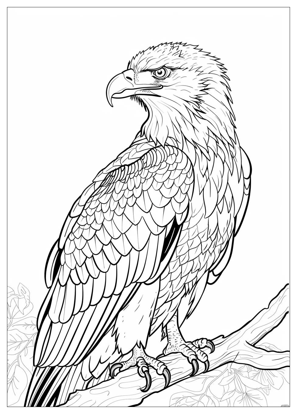 Bald Eagle Coloring Pages-13