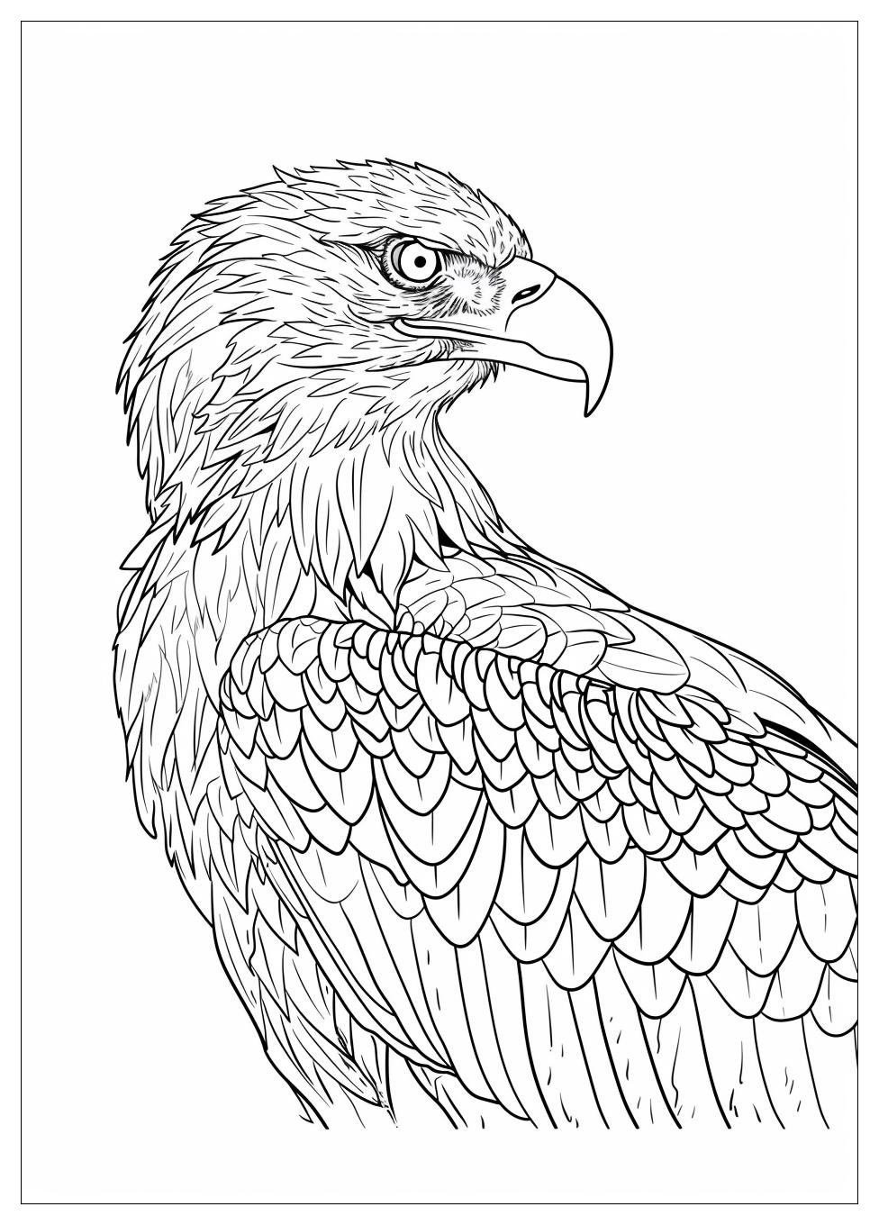 Bald Eagle Coloring Pages-14