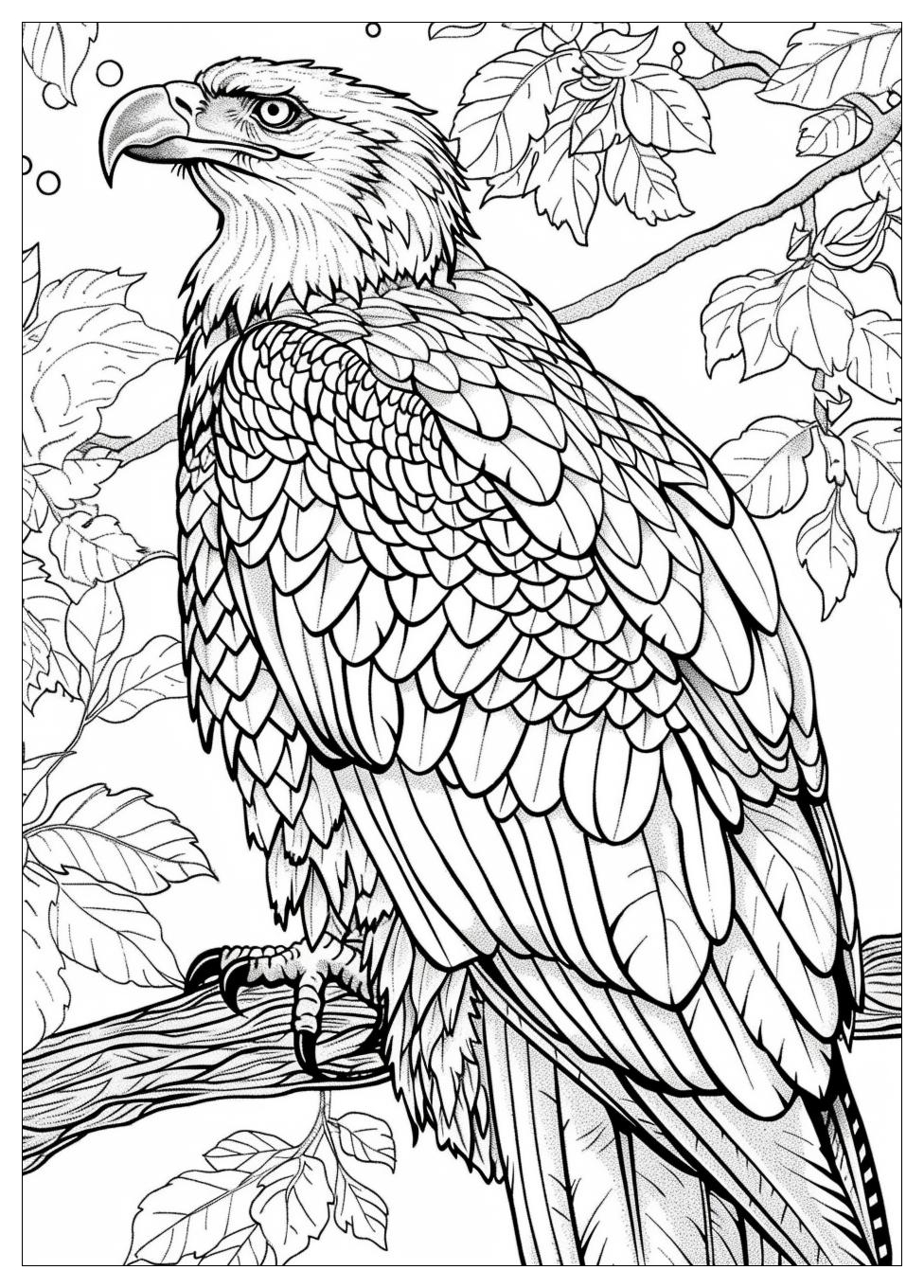 Bald Eagle Coloring Pages-15