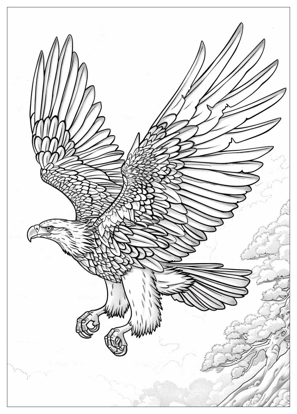 Bald Eagle Coloring Pages-18
