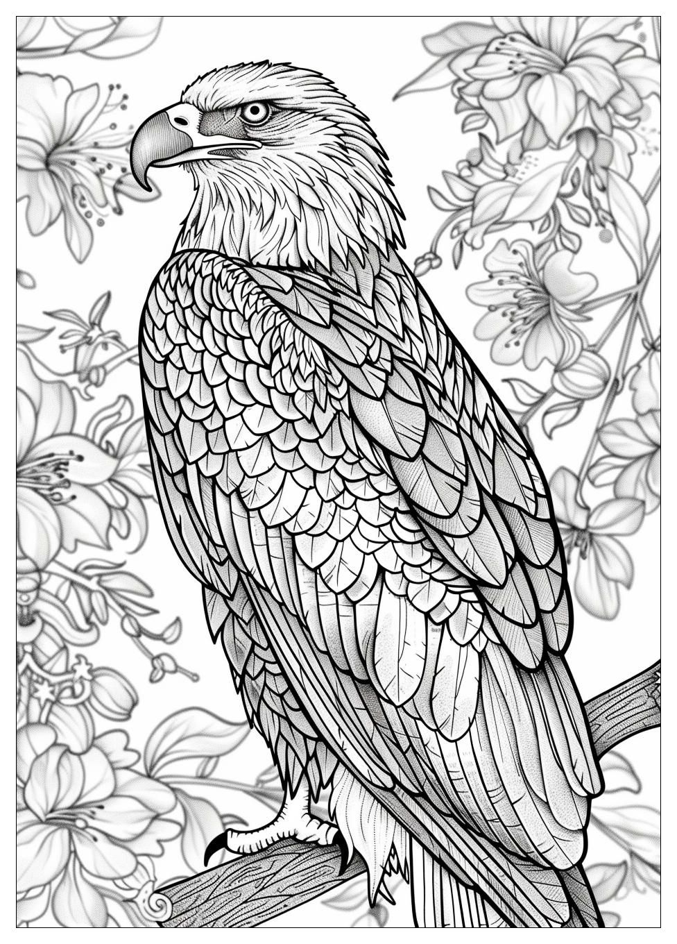 Bald Eagle Coloring Pages-19