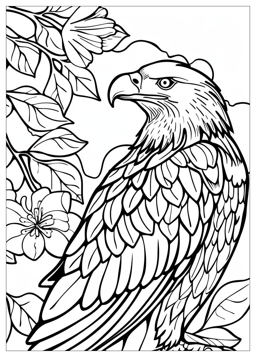 Bald Eagle Coloring Pages-3