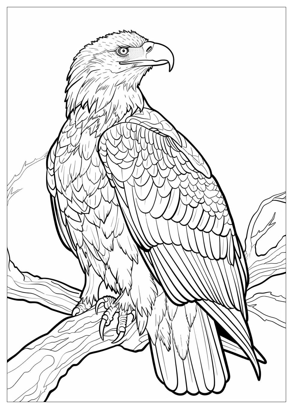 Bald Eagle Coloring Pages-4