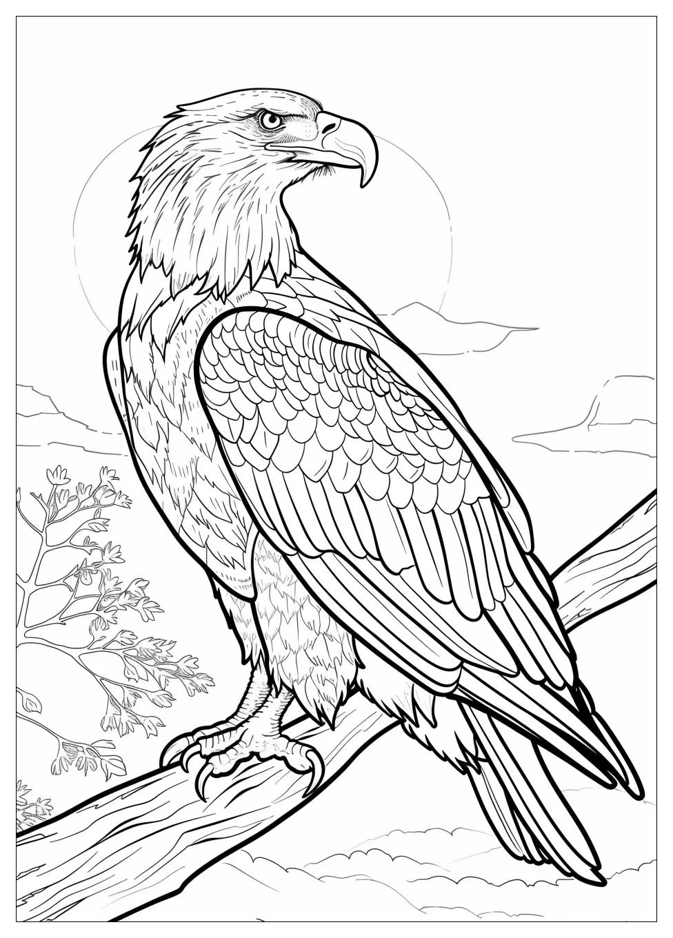 Bald Eagle Coloring Pages-5