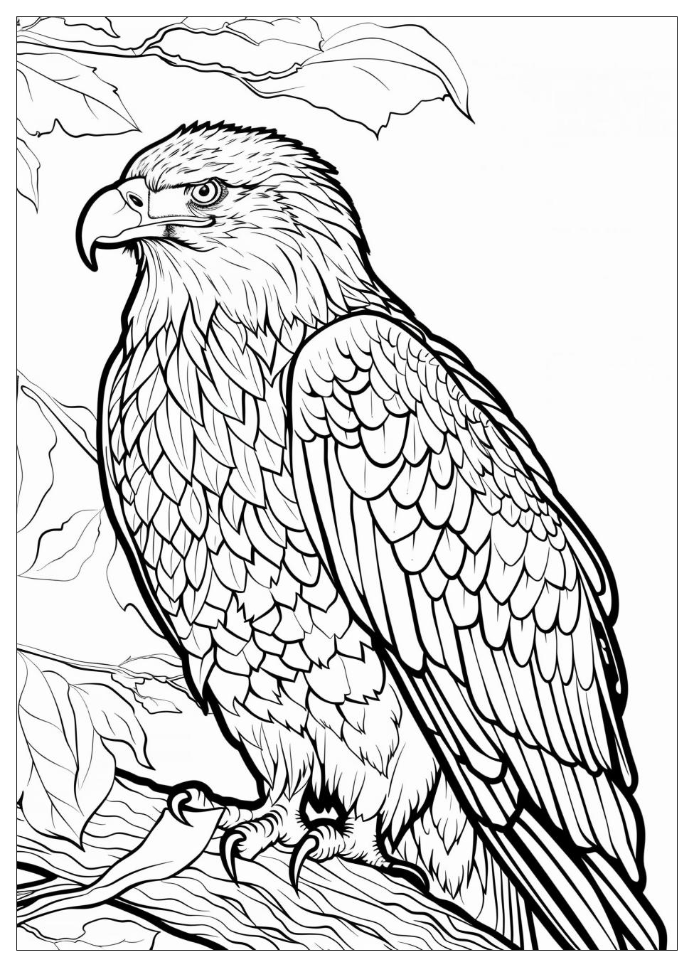 Bald Eagle Coloring Pages-6