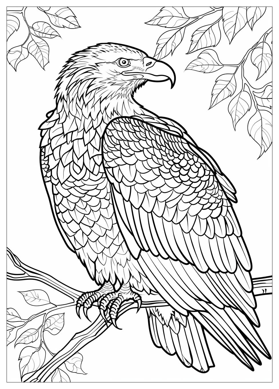 Bald Eagle Coloring Pages-7