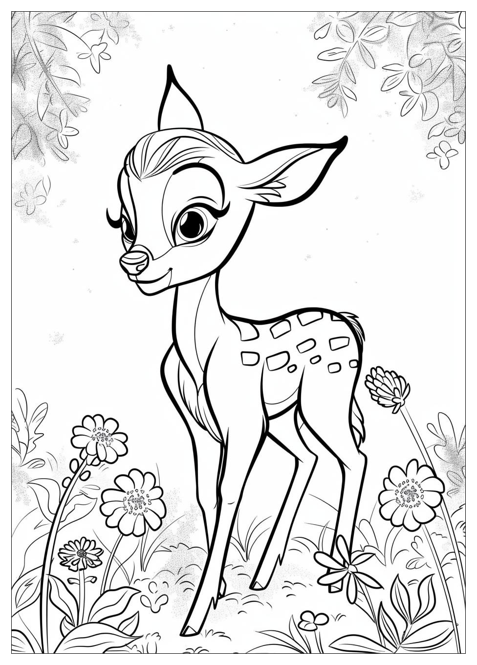 Bambi Coloring Pages-13