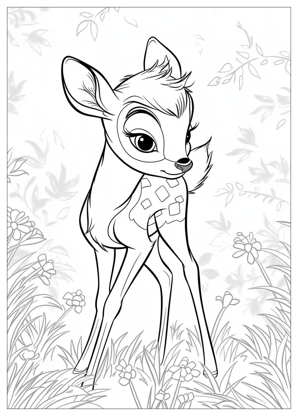 Bambi Coloring Pages-7