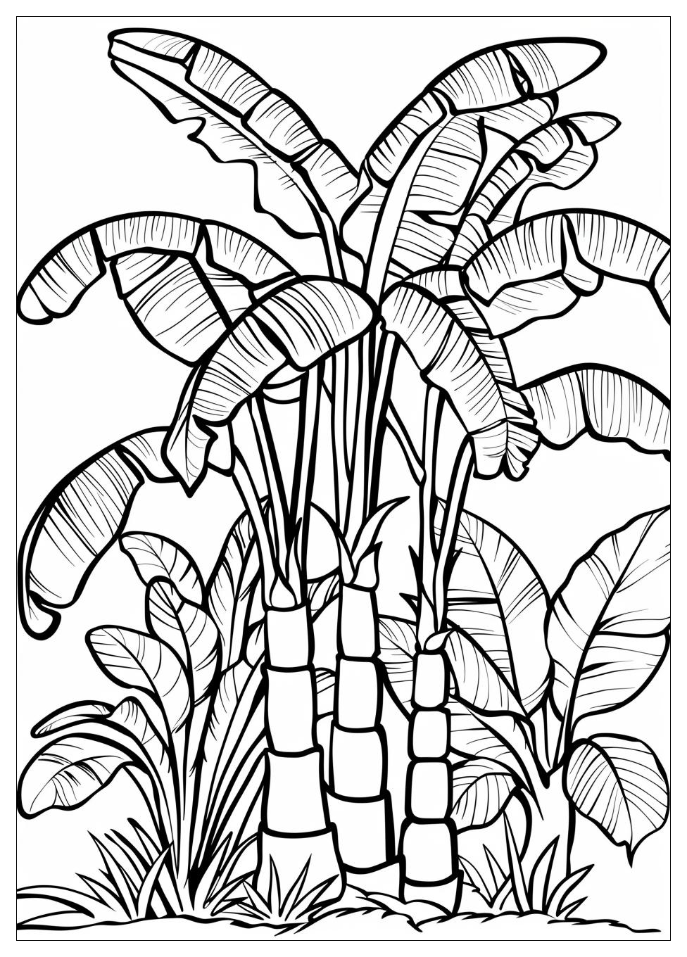 Banana Tree Coloring Pages-10