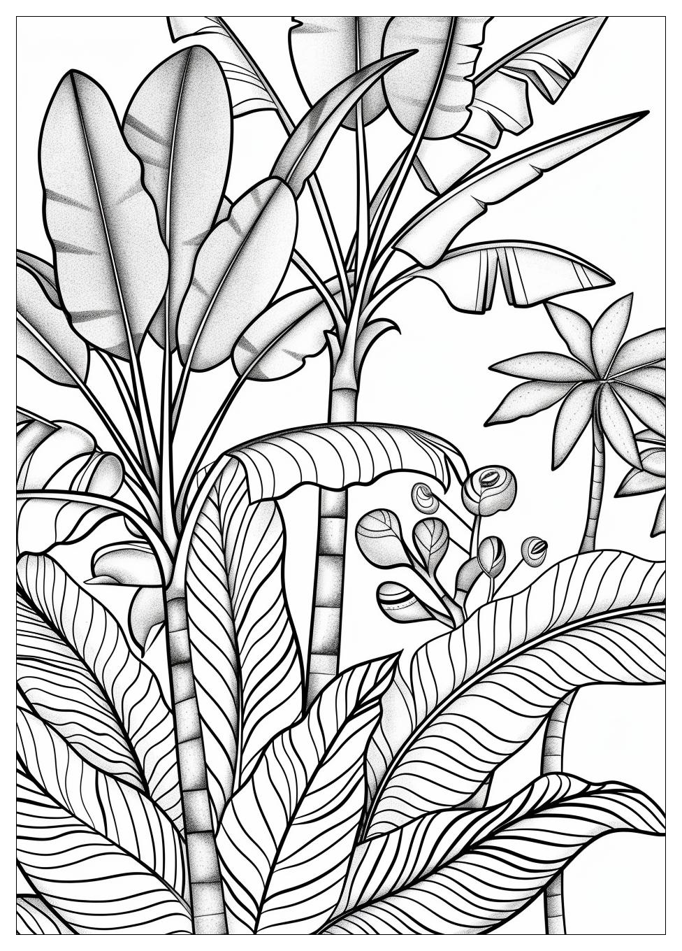 Banana Tree Coloring Pages-18