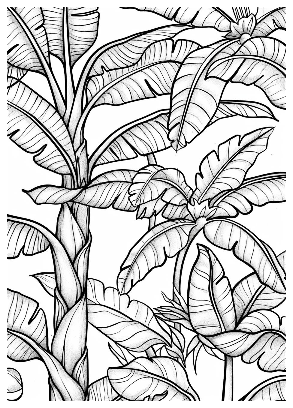 Banana Tree Coloring Pages-19