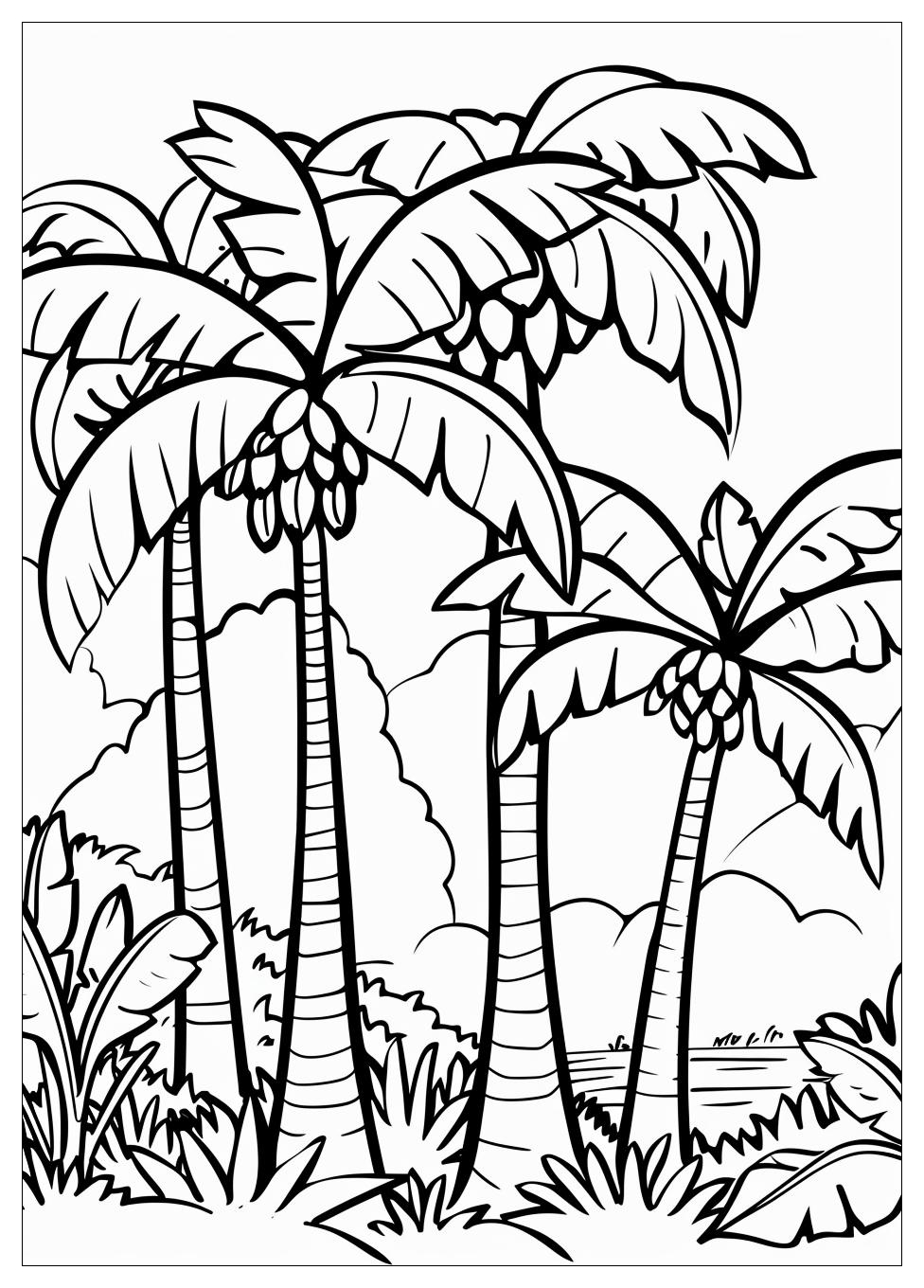 Banana Tree Coloring Pages-5